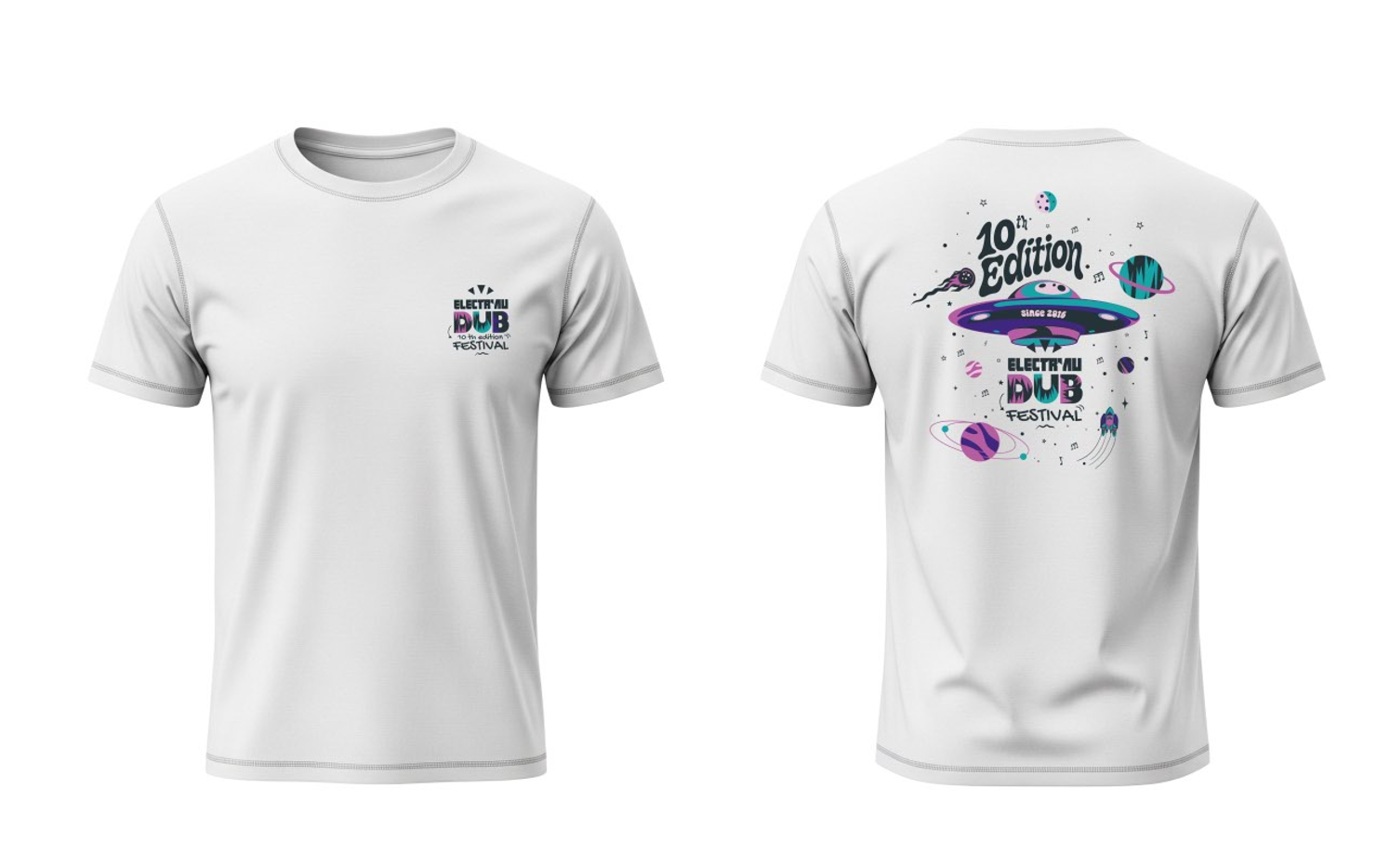 T-Shirt blanc - Edition limitée 10 ans