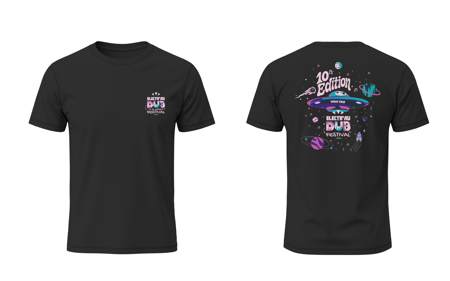 T-Shirt noir - Edition limitée 10 ans